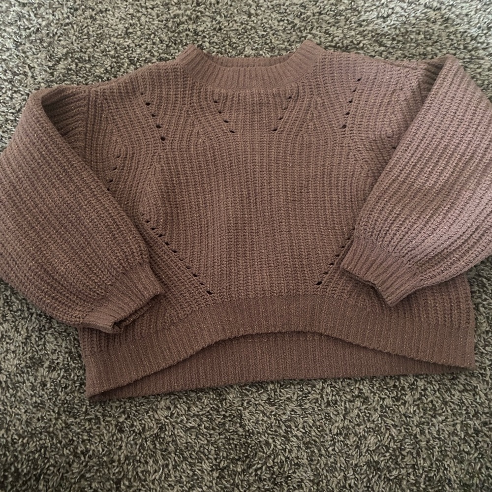 Old Navy Warm Brown Crew Neck Sweater